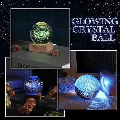 3D Crystal Lamp Ball (Assorted Design)